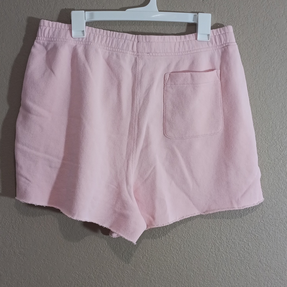 Polo by Ralph Lauren Light Pink Terry Drawstring Women's Shorts - Picture 5 of 5